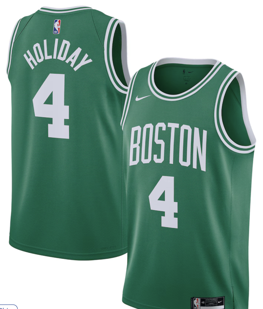 Youth NBA Boston Celtics #4 Holiday green nike jerseys->minnesota vikings->NFL Jersey